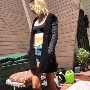 Ecoté Hooded Cardigan